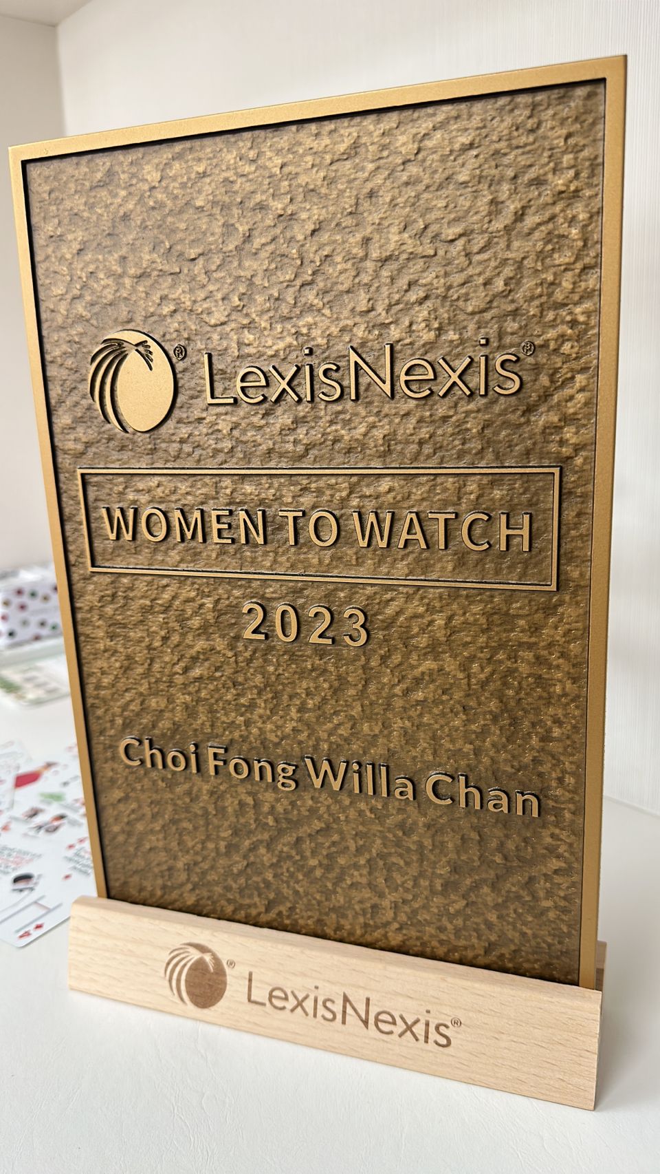 Willa won LexisNexis Women to Watch 2023